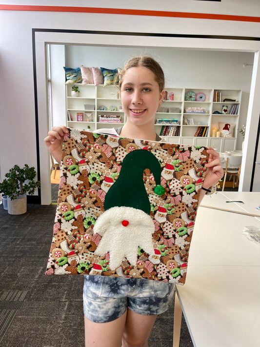 Holiday Sewing Fun: Santa Pillow Workshop, Date: 8 October 2025