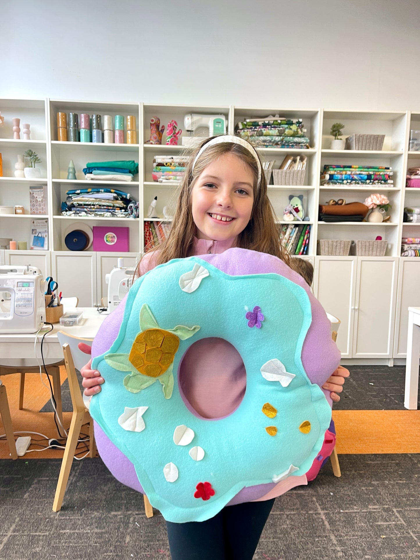 Giant Squishy Doughnut Cushion Workshop, Date: 2 October 2025