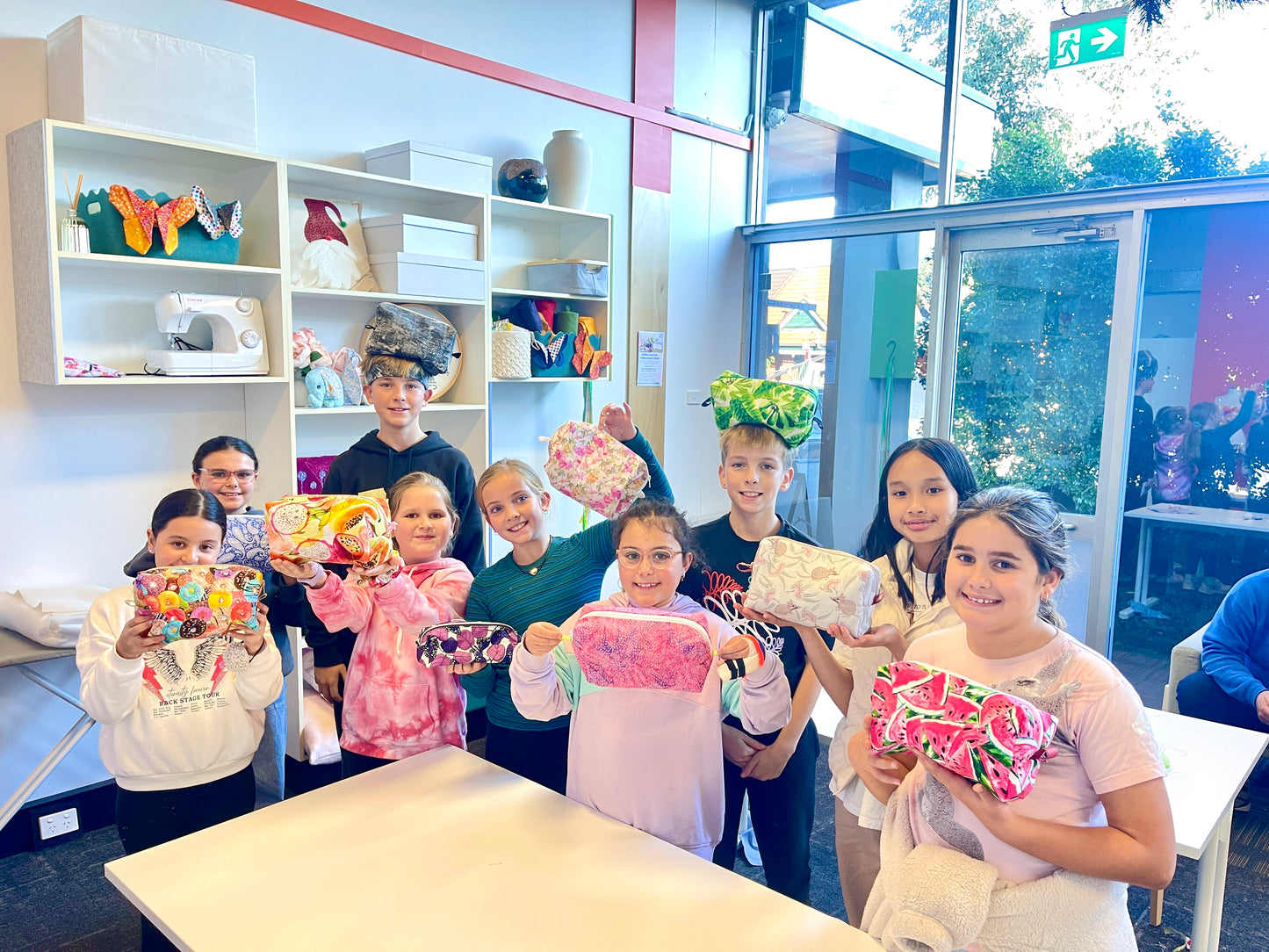 Cosmetic Bag or Pencil Case and Scrunchies, Date: 7 October 2025