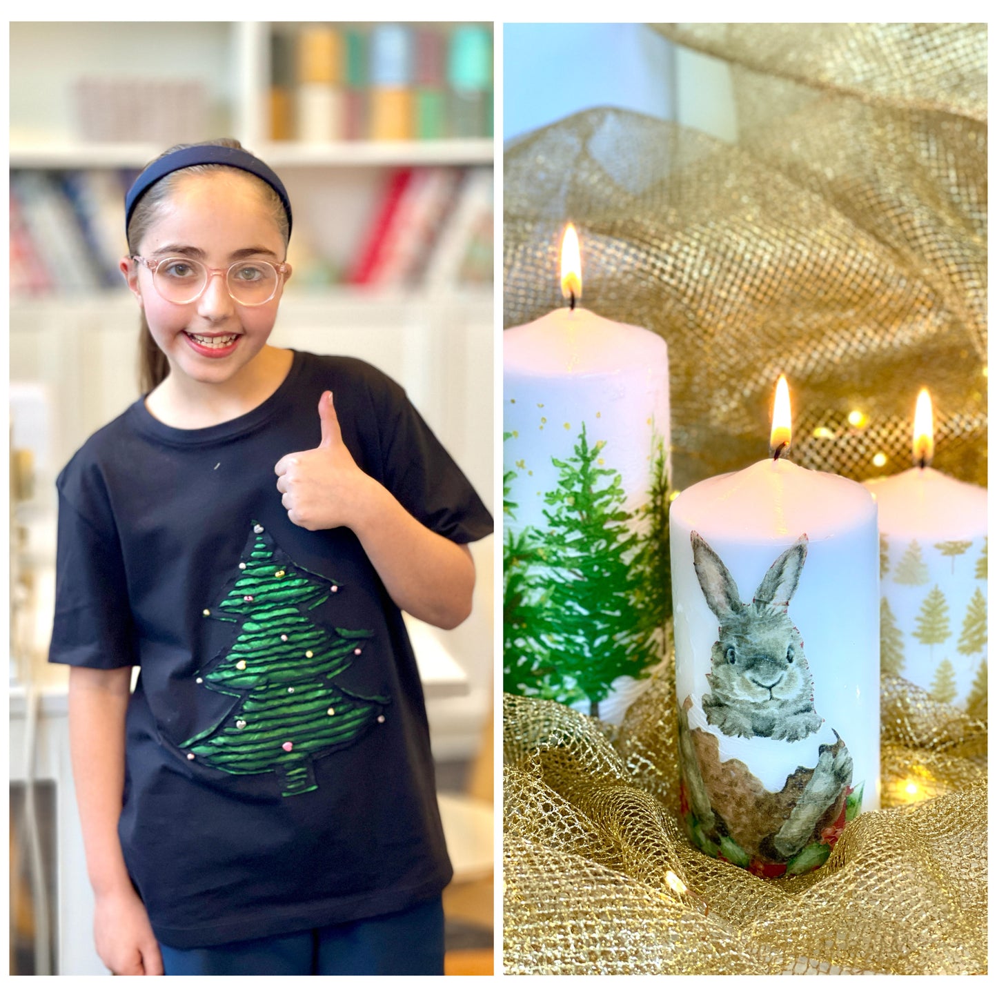 Sew & Decor Workshop: Christmas T-Shirt & Candel Magic, Date: 1 October 2025