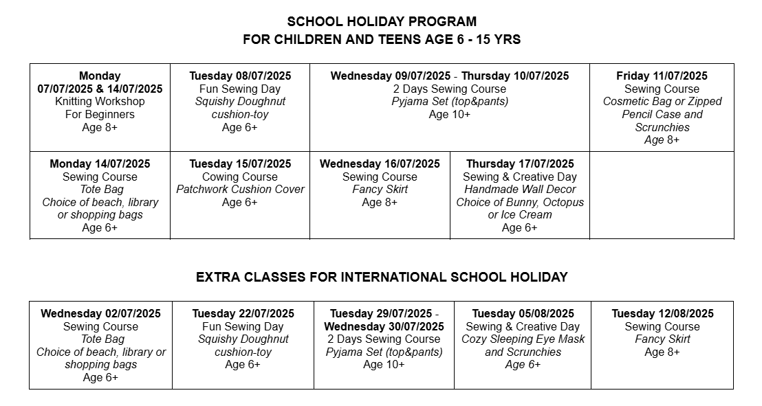 School Holioday Program